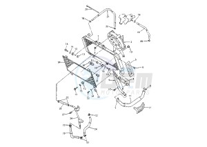 FZS FAZER 600 drawing RADIATOR-HOSE