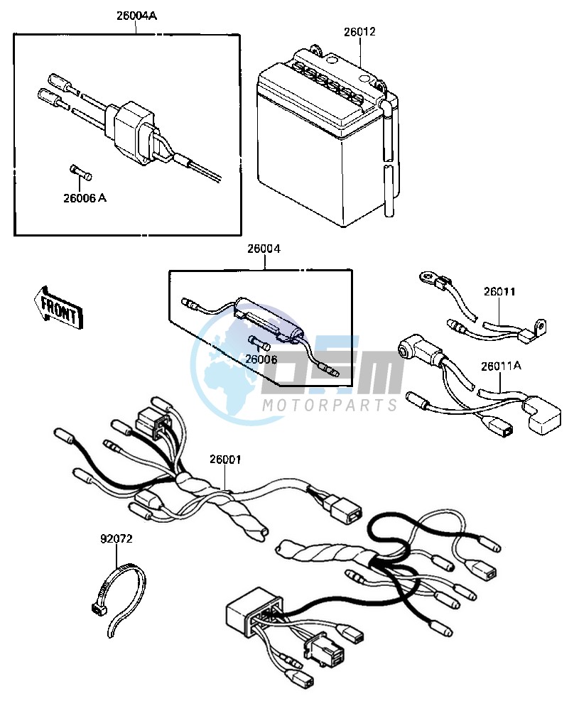 CHASSIS ELECTRICAL EQUIPMENT -- 84-85 C2_C3- -