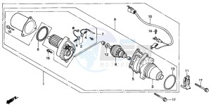 NH80MD drawing STARTING MOTOR (NH80MDK/MDP/MSN/MSP)