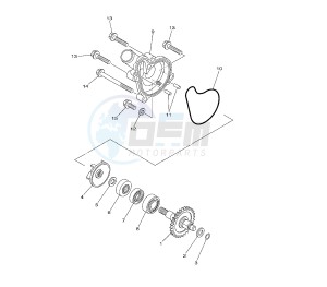 WR F 250 drawing WATER PUMP