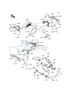 VULCAN 1700 NOMAD ABS VN1700DFF GB XX (EU ME A(FRICA) drawing Saddlebags(Side Bag Bracket)