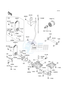 JT 1500 A [STX-15F] (A6F-A9F) A9F drawing OIL PUMP