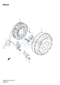 AN400 (E3-E28) Burgman drawing MAGNETO