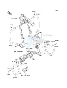 VN 1600 D [VULCAN 1600 NOMAD] (D6F-D8FA) D8FA drawing GUARD-- S- -