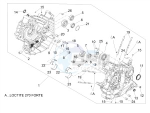 SHIVER 900 E4 ABS (NAFTA) drawing Crankcases I