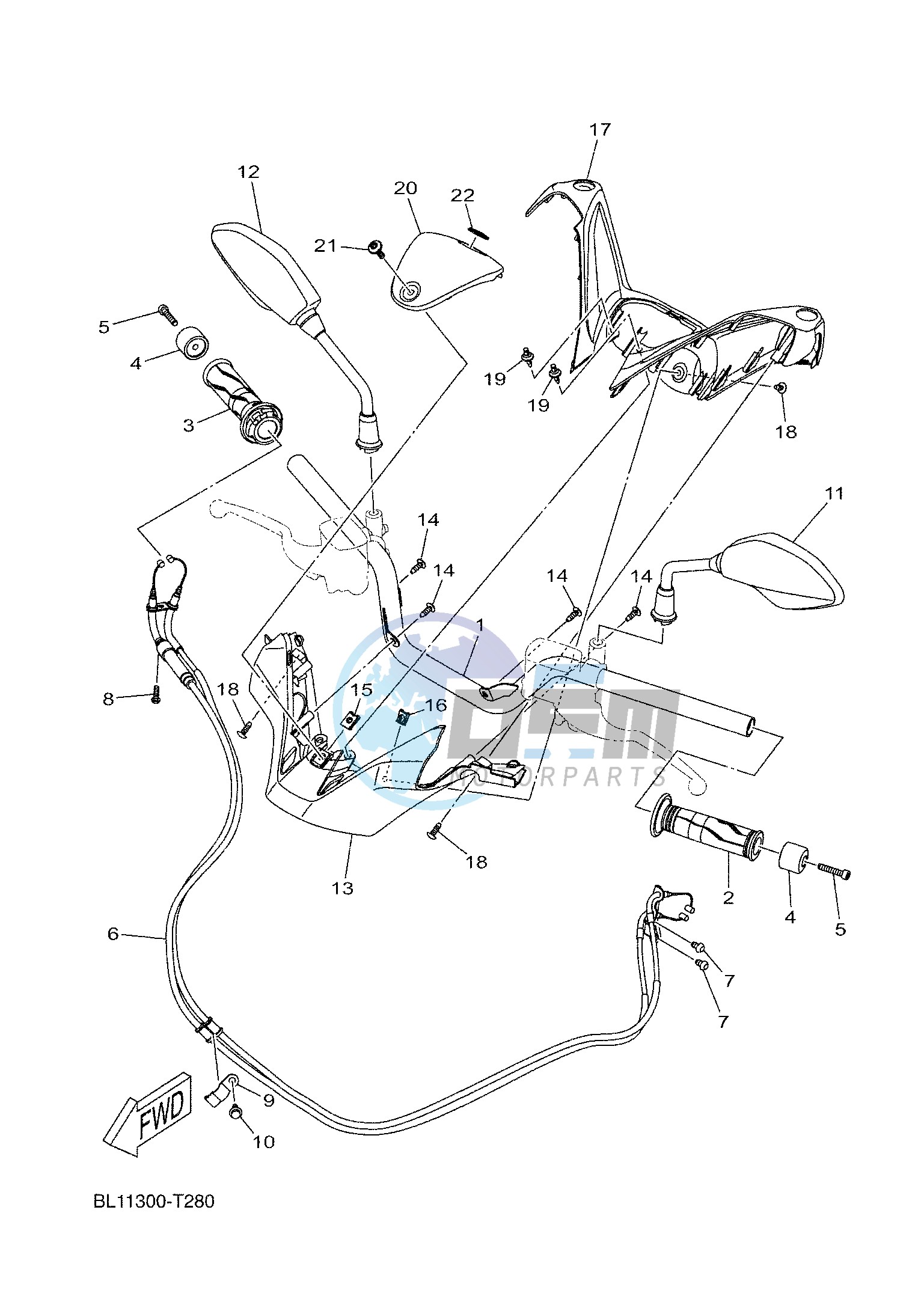 STEERING HANDLE & CABLE