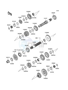 NINJA 250R EX250KCF GB XX (EU ME A(FRICA) drawing Transmission