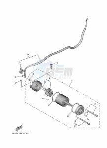 MT-09 MTN890D-U (BNF1) drawing STARTING MOTOR