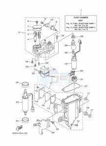 FL250DETU drawing FUEL-PUMP-1