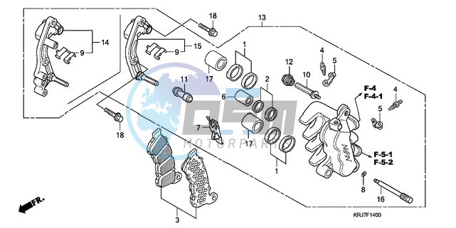 FRONT BRAKE CALIPER