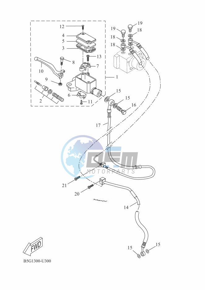 FRONT MASTER CYLINDER