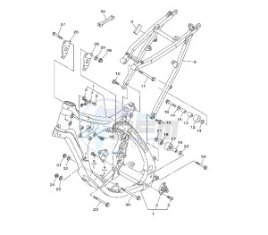 YZ LC 125 drawing FRAME