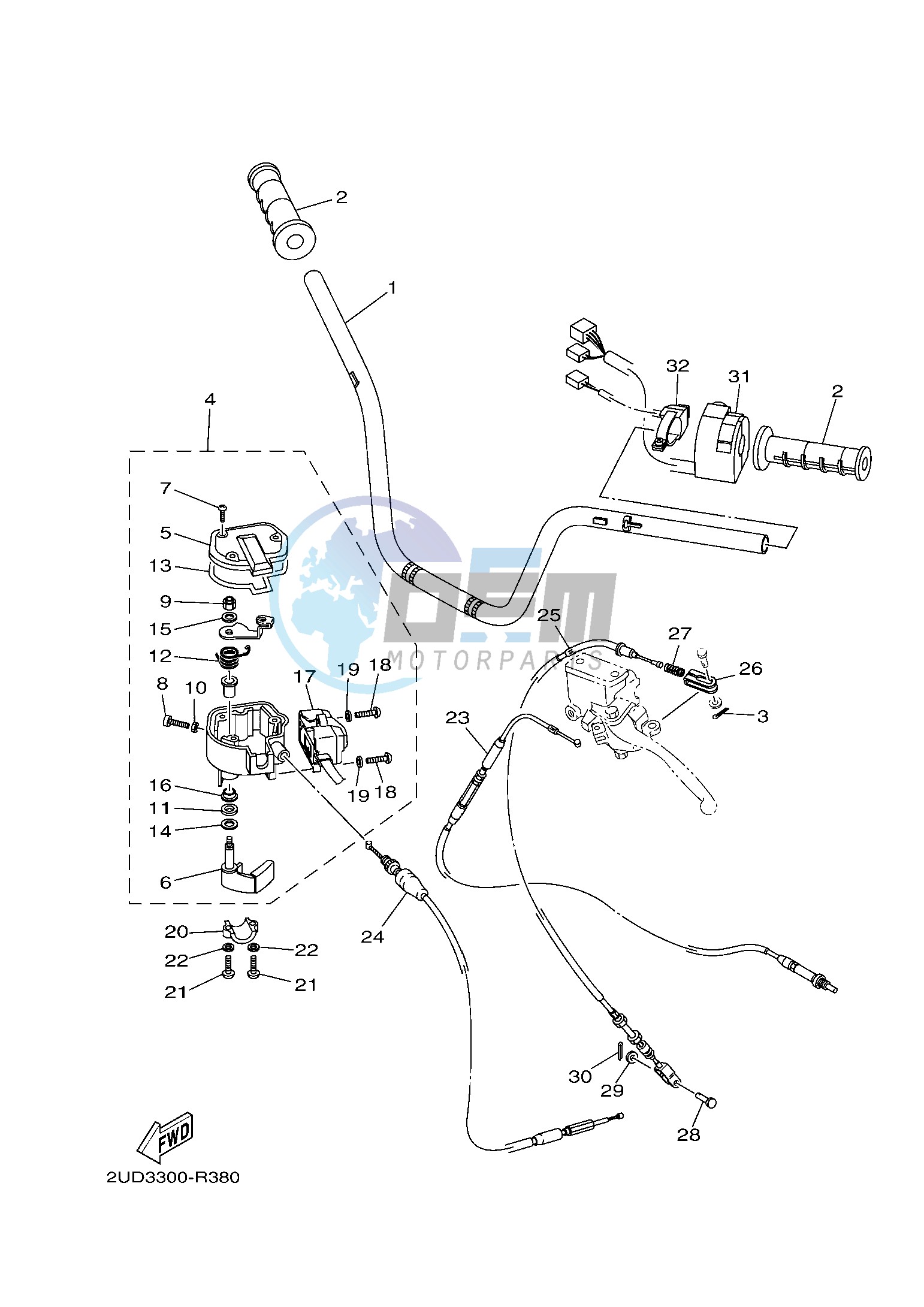 STEERING HANDLE & CABLE