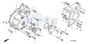 CB1300A9 Europe Direct - (ED / ABS MME TWO) drawing LEFT CRANKCASE COVER