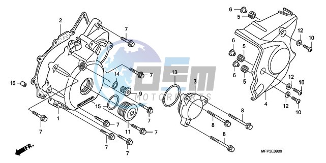 LEFT CRANKCASE COVER