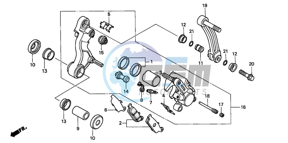 FRONT BRAKE CALIPER