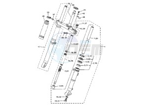 TW 125 drawing FRONT FORK