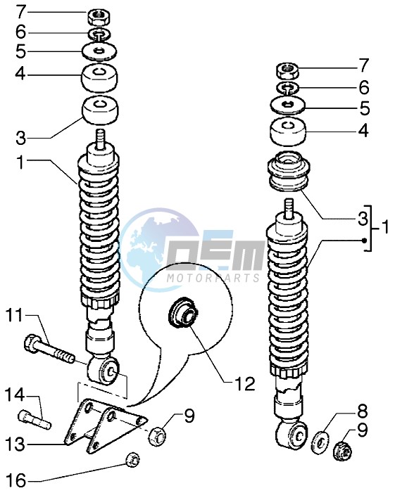 Rear Shock absorber