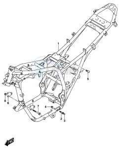 DL250 drawing FRAME