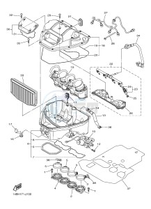 YZF-R1 YZF-R1M 998 R1 (2SG5 2SG6) drawing INTAKE