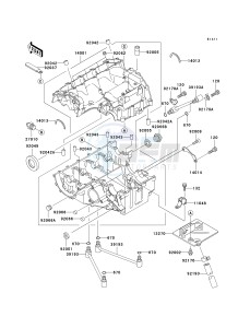 ZX 600 J [NINJA ZX-6R] (J1-J3) [NINJA ZX-6R] drawing CRANKCASE