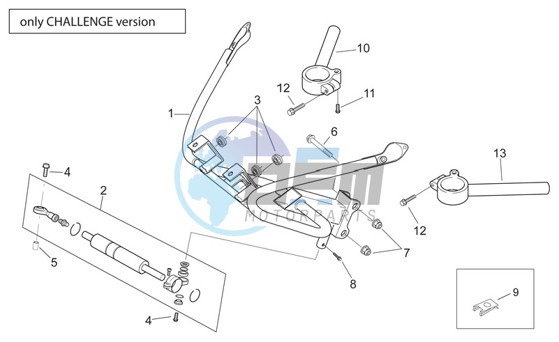 Fairing bow - Challenge Vers