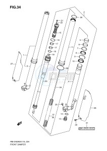 RM-Z450 (E19) drawing FRONT DAMPER