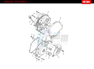 TANGO 125 PRO drawing T06  CRANKCASE COVERS