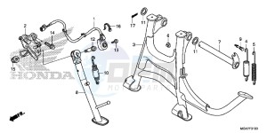 VFR1200XF CrossTourer - VFR1200X 2ED - (2ED) drawing STAND