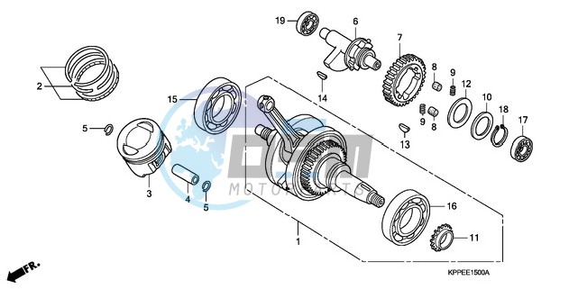 CRANK SHAFT/PISTON