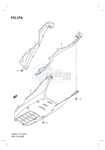 UH200G BURGMAN EU drawing SIDE LEG SHIELD (EXECUTIVE MODEL)