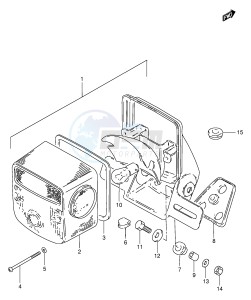 GN250 (E2) drawing REAR COMBINATION LAMP (E22)