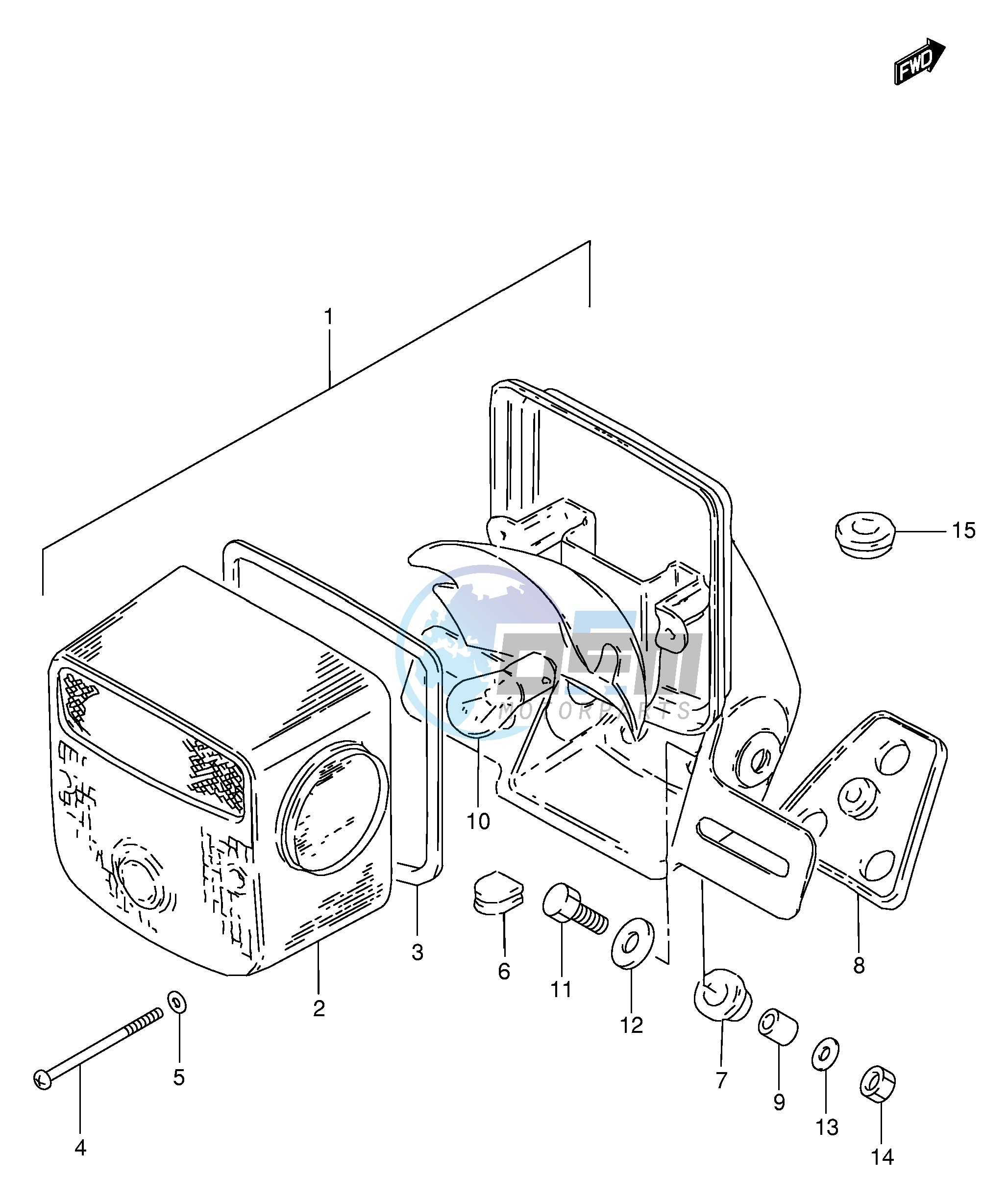 REAR COMBINATION LAMP (E22)