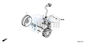 CRF450R Europe Direct - (ED) drawing GENERATOR