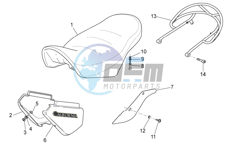 Saddle-Central body