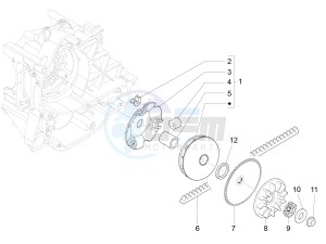 PRIMAVERA 50 4T 4V NOABS E2 (EMEA) drawing Driving pulley