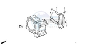 FES125A S-WING drawing CYLINDER