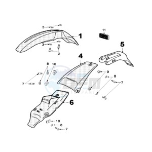 XPS 125CT EU drawing FENDERS