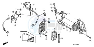 XL700VA9 UK - (E / ABS MKH) drawing IGNITION COIL