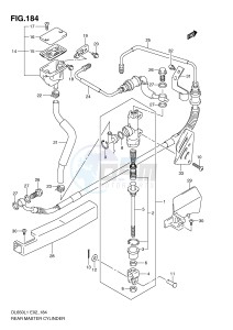 DL650 (E2) V-Strom drawing REAR MASTER CYLINDER (DL650AUEL1 E19)