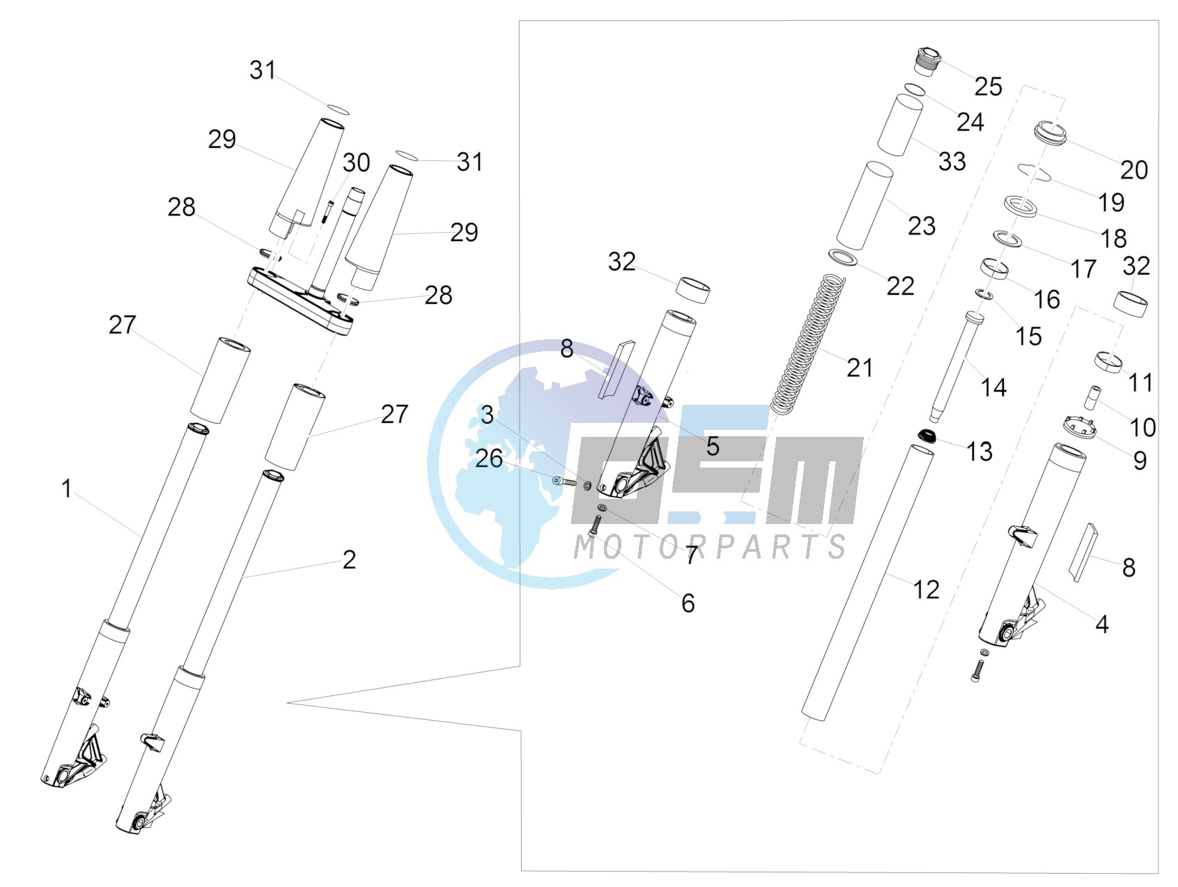 Front Fork Kaifa