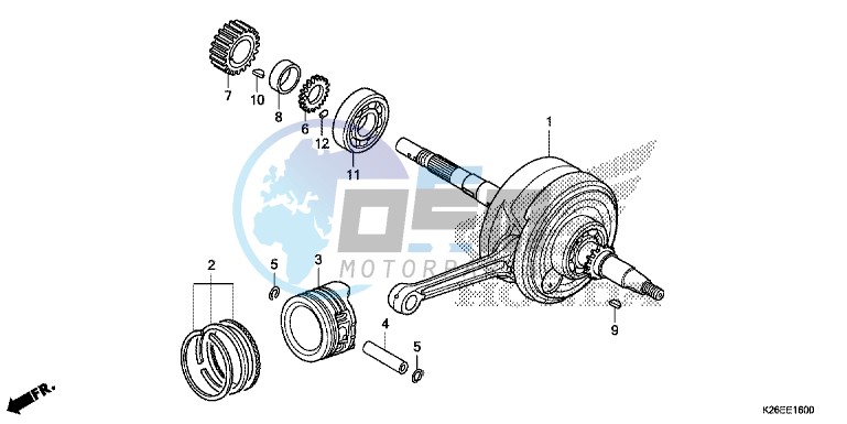 CRANKSHAFT/ PI STON