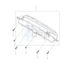 VP X-CITY 125 drawing METER