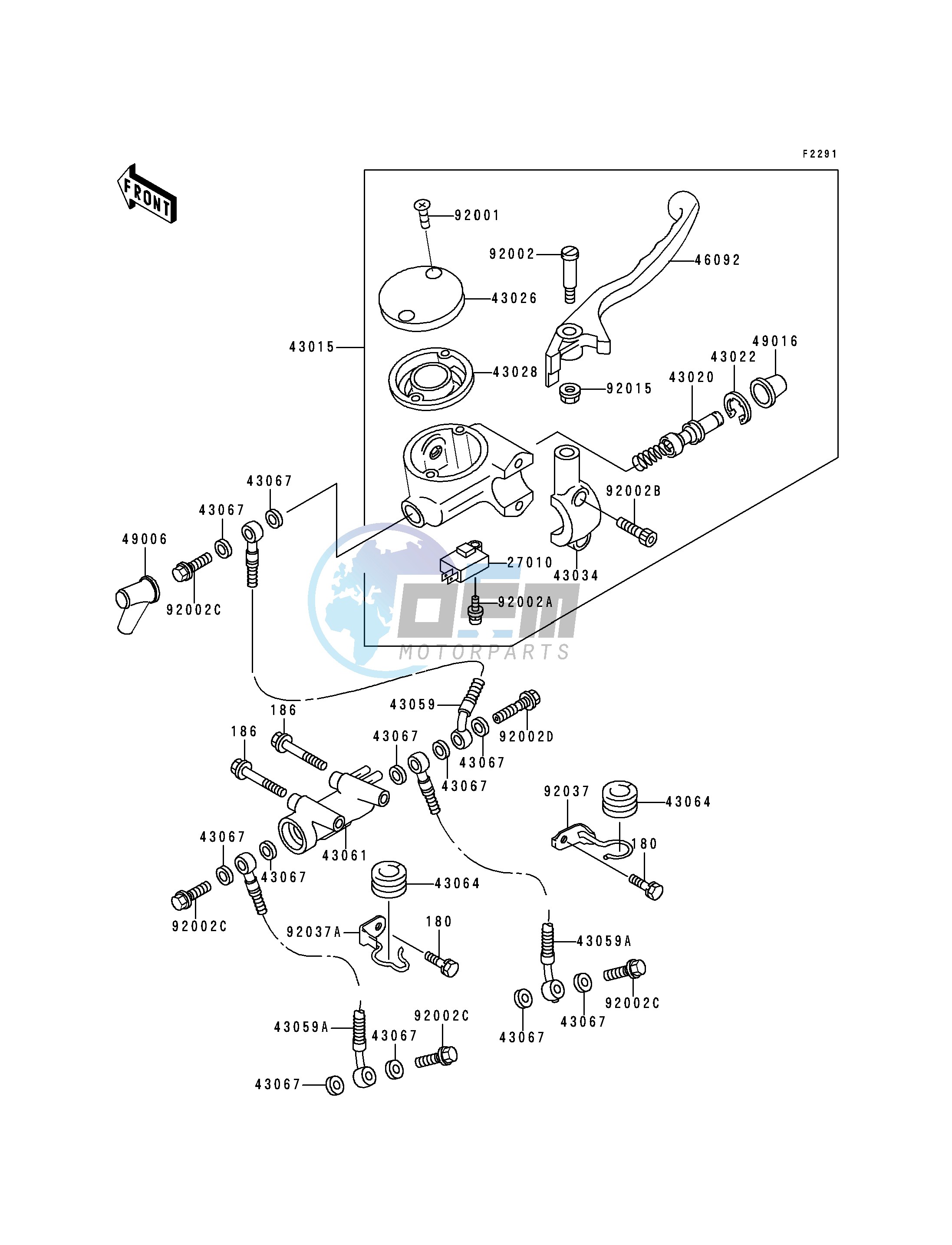 FRONT MASTER CYLINDER