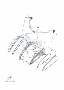 MWS125-C TRICITY 125 (BCS1) drawing FLASHER LIGHT