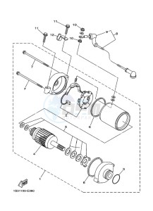 YFM700R YFM70RSXK (2LSS) drawing STARTING MOTOR