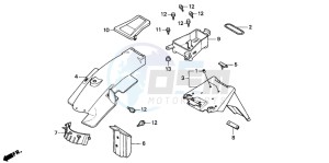 NSR50F drawing REAR FENDER