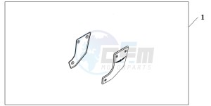 GL1800 drawing CH SWINGARM PIVOT