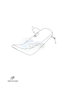 TT-R125 TT-R125LWE (2PT3) drawing SEAT