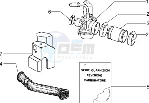 Zip 50 drawing Carburettor